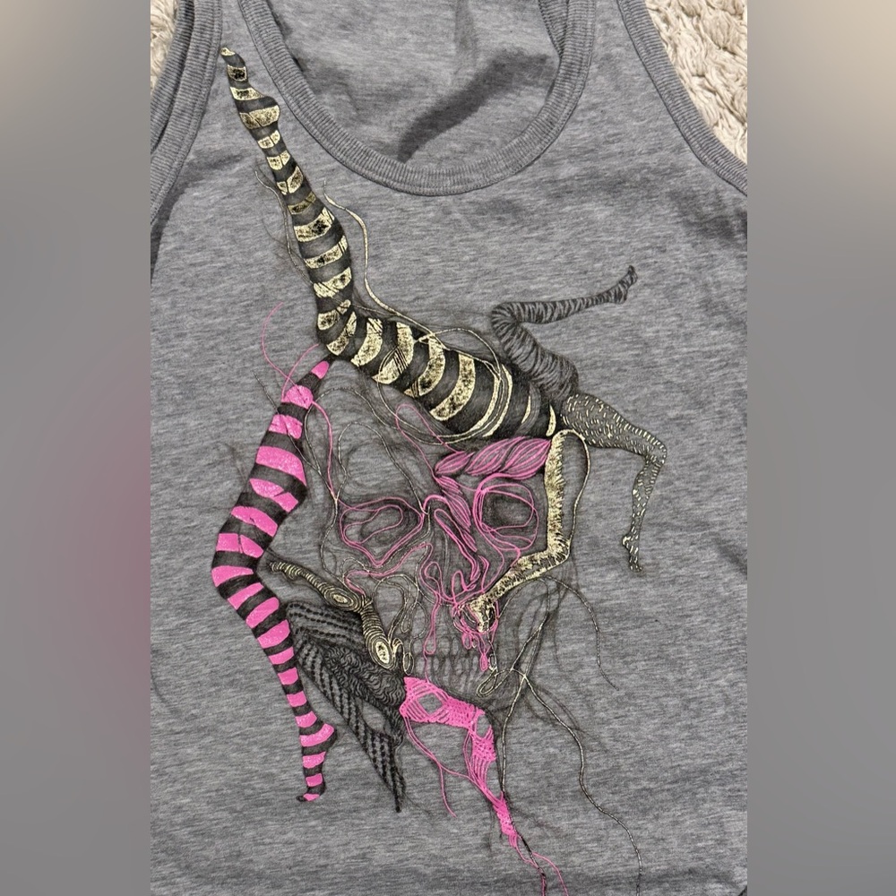 Alexander McQueen 2008 Skull Print Tank Top - Picture 4 of 8